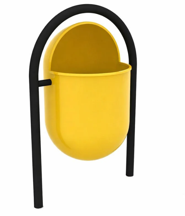 Basurero Capsular Urbano amarillo