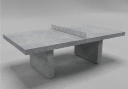 mesa ping-pong hormigon